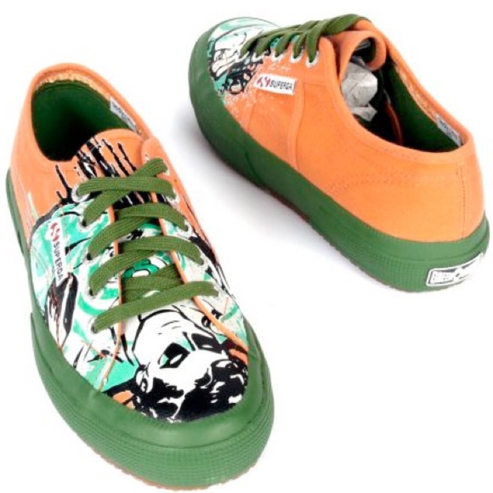 SUPERGA x DC COMICS GREEN LANTERN Limited Edition sneakers Size 9.5